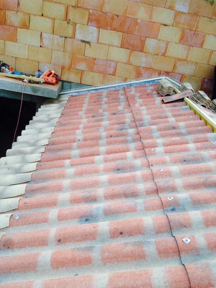 Toiture en tuiles après travaux